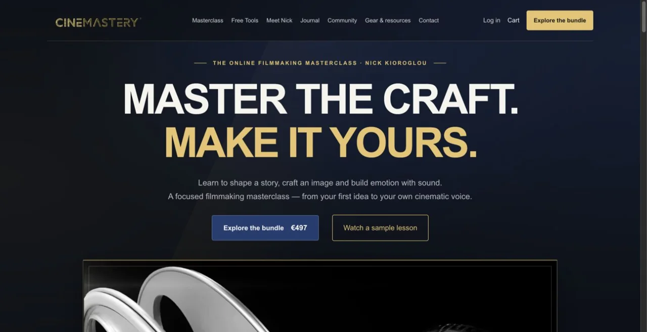 Cinemastery website screenshot