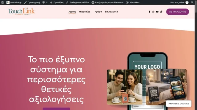 TouchLink — website